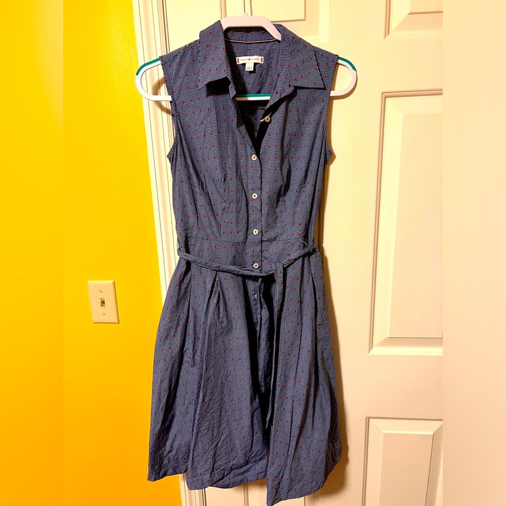 Shirt dress with pockets. Worn once. Smoke free and animal free home.